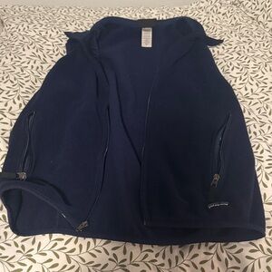 Patagonia blue fleece vest